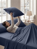 4 - Piece Sheet Set - Gray - Beddora