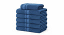Beddora High-Quality Combed Cotton Towels – Super Soft, Durable & Absorbent – 27 x 54 in – Perfect for Spa, Hotel & Home (Pack of 6) – Navy Blue