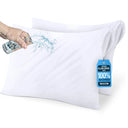Waterproof pillow protectors and cotton pillow protectors available in Canada at Beddora, Mississauga ON, offering high-quality pillow protector solutions for clean and comfortable sleep.