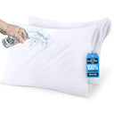 Waterproof pillow protectors and cotton pillow protectors available in Canada at Beddora, Mississauga ON, offering high-quality pillow protector solutions for clean and comfortable sleep.