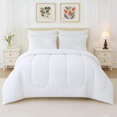 Hypoallergenic 7-piece comforter bedding set designed for year-round comfort and effortless care.