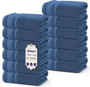 Beddora Premium 100% Cotton Bath Towels, 27 x 54 Inches, Ultra Soft, Highly Absorbent & Quick-Dry Bathroom Towels Set (Pack of 2) – Navy Blue