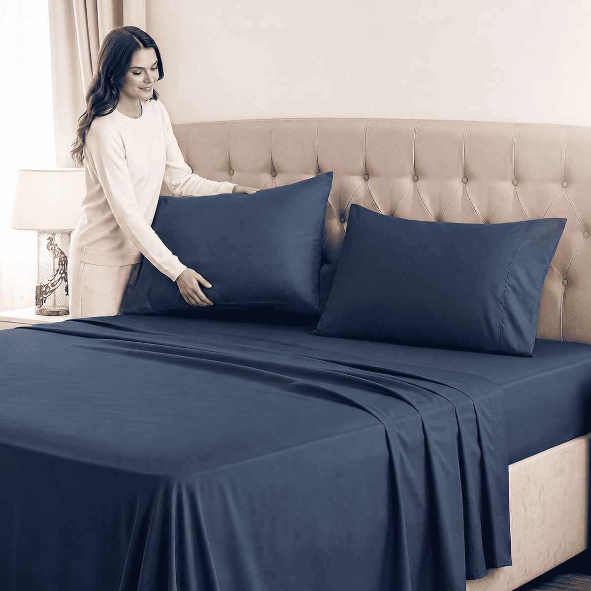 Des draps qui suivent le rythme d'une maison bien remplie