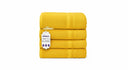 Beddora High-Quality Combed Cotton Towels – Super Soft, Durable & Absorbent – 27 x 54 in – Perfect for Spa, Hotel & Home (Pack of 6) – Yellow