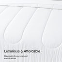 Beddora microfiber bedding collection, all-in-one comforter set perfect for master or guest bedroom.