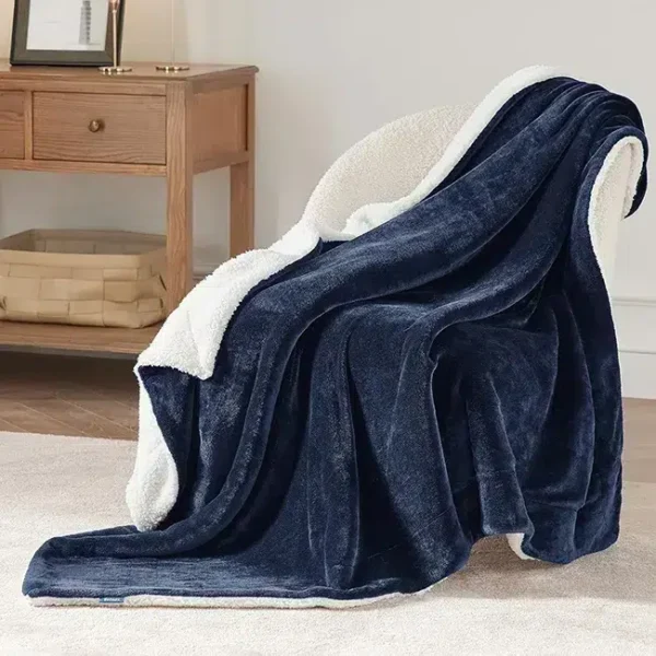 flannel shepra throw - 2 layer - Beddor Bedding